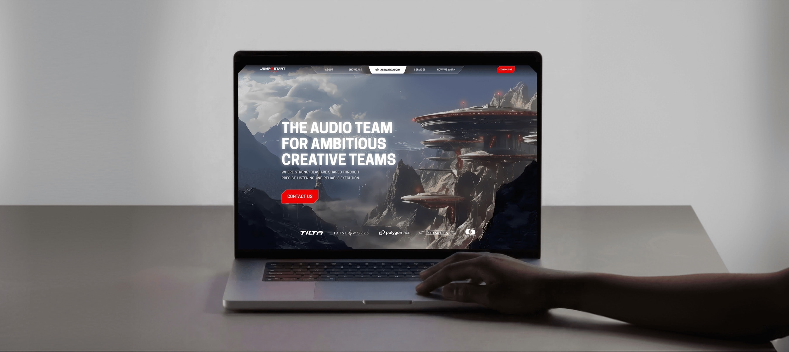 Jumpstart Audio website
