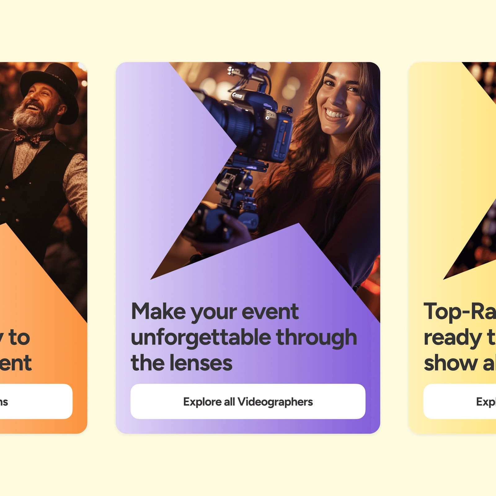 PartyHub screens